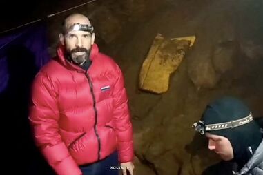 Mark Dickey esteve desde sexta-feira preso na gruta de Morca