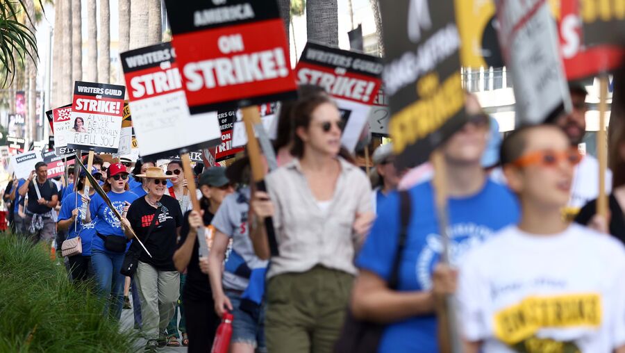 Argumentistas em greve