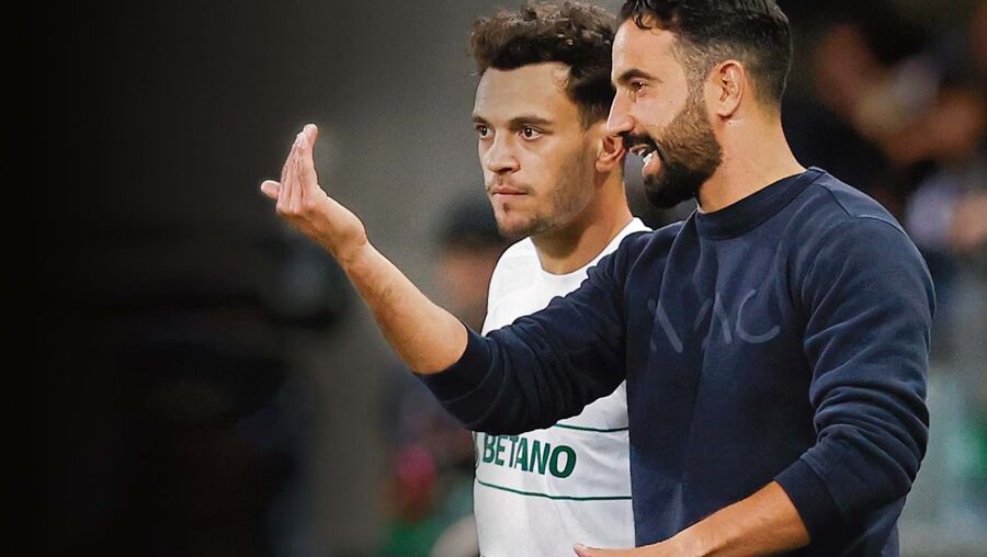 Rúben Amorim pediu a Pote para jogar tranquilo e com alegria 