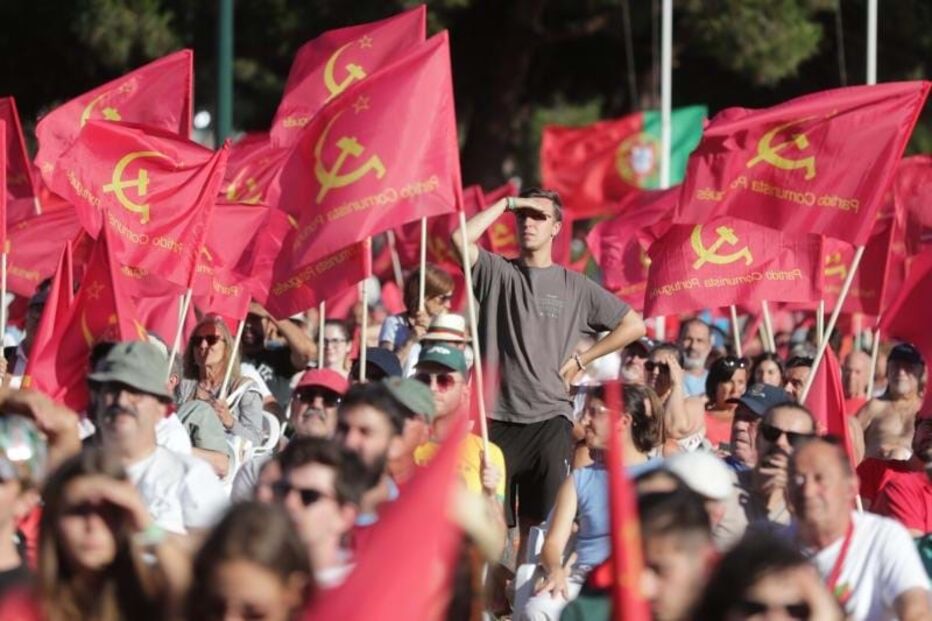 Comício na Festa do Avante de 2022
