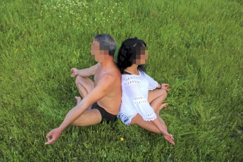 Pedro Gonçalves com a namorada