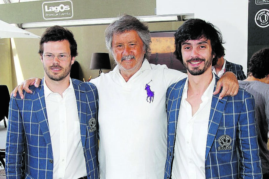 João Lagos e os filhos