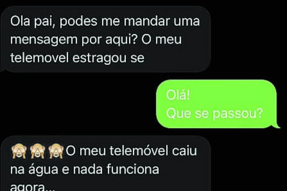 Padre Paulo Duarte desmascarou o burlão e fez um alerta público, publicando mensagens