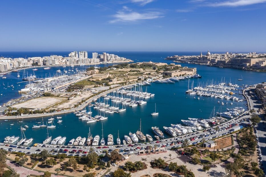 Ilha de Malta, no Mediterrâneo
