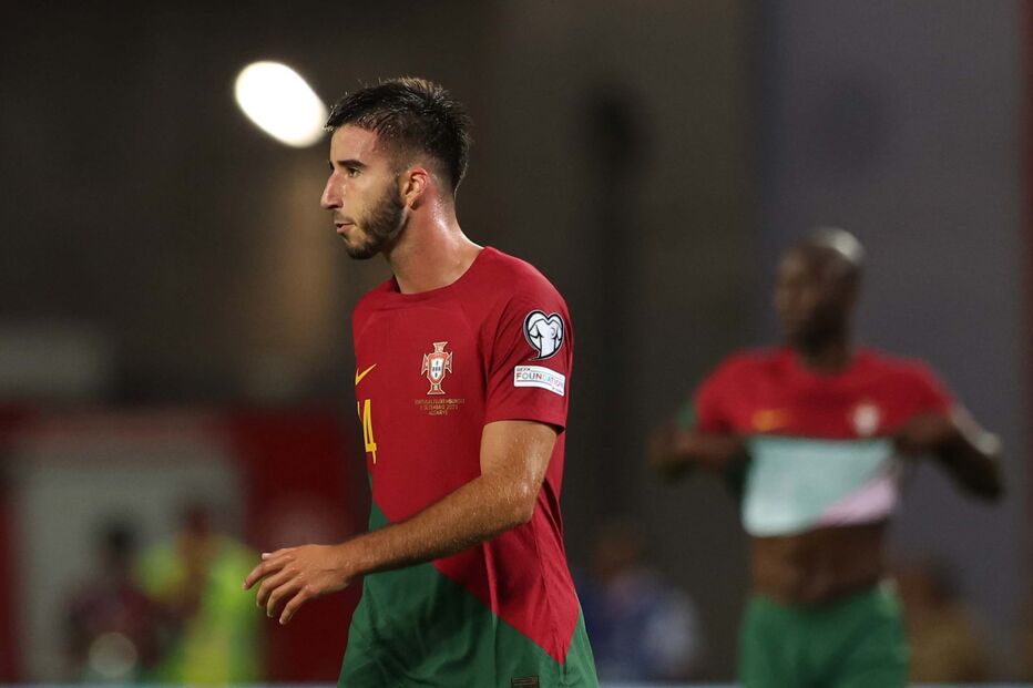 Gonçalo Inácio fez o primeiro golo da equipa no jogo frente ao Luxemburgo