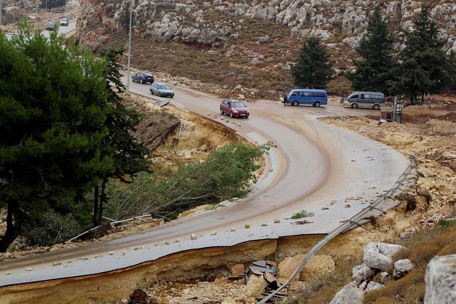 Rasto de destruíçao após tempestade 'Daniel' na Líbia