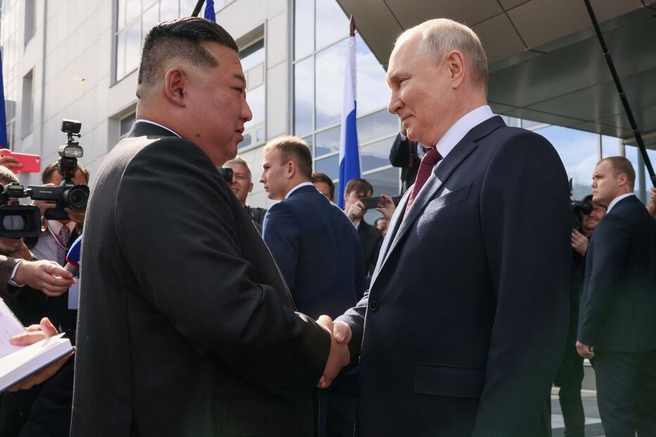 Putin encontrou-se com Kim Jong-un esta quarta-feira