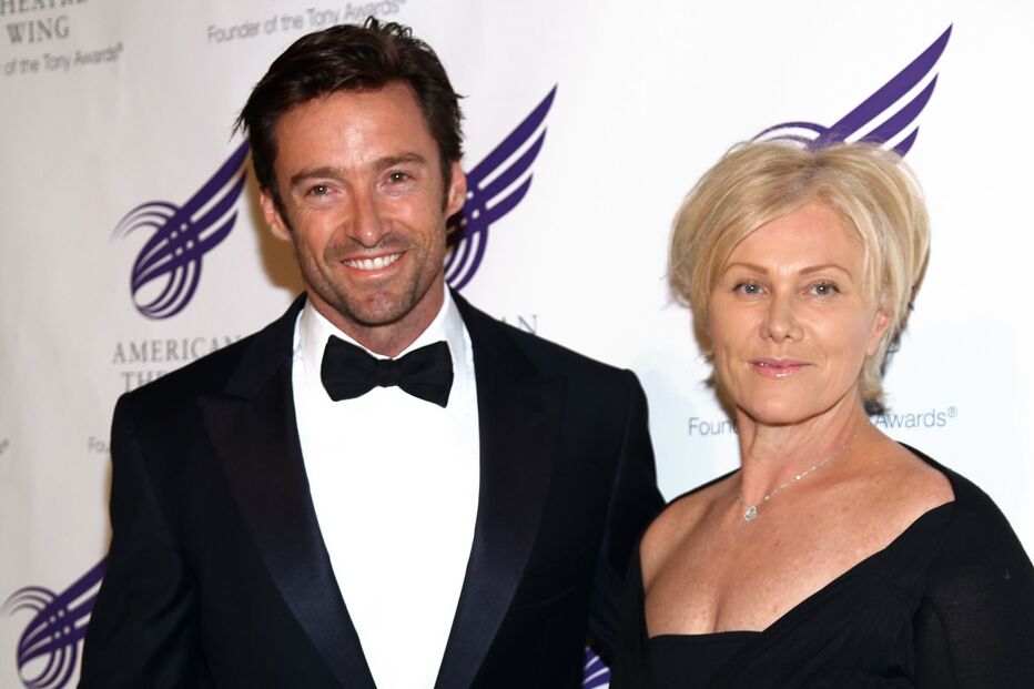 Hugh Jackman, de 54 anos, com Deborra-Lee, de 67