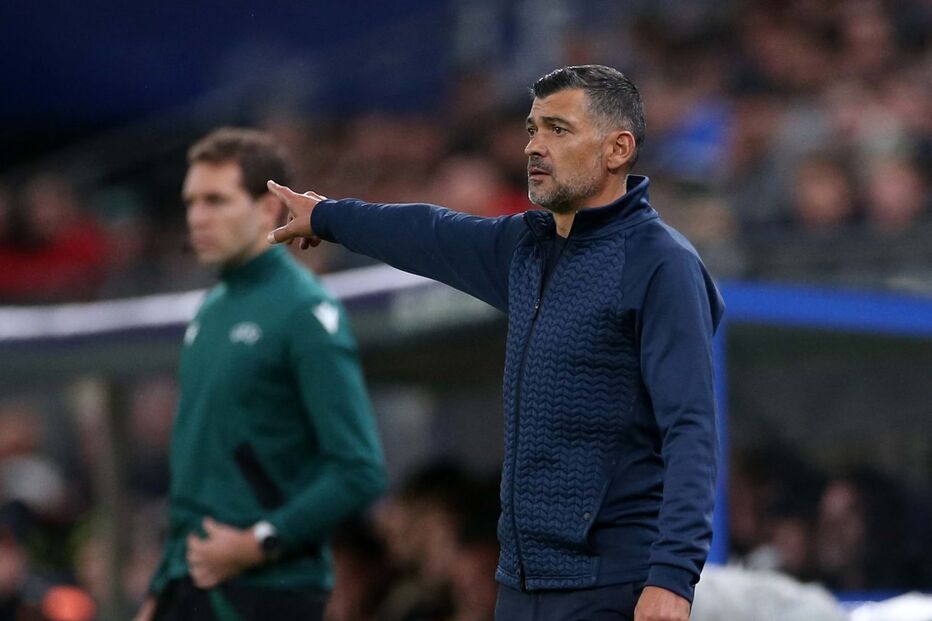 Sérgio Conceição no encontro do FC Porto frente ao Shakhtar