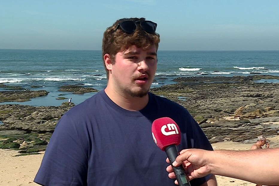 Vítor Freitas destacou a colaboração das pessoas na praia