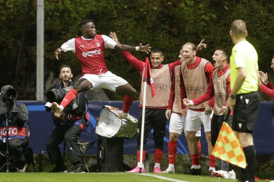 Bruma marcou pelo Sp. Braga