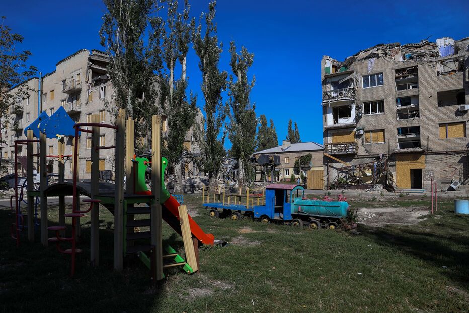 Guerra deixa rasto de destruição em Donetsk 