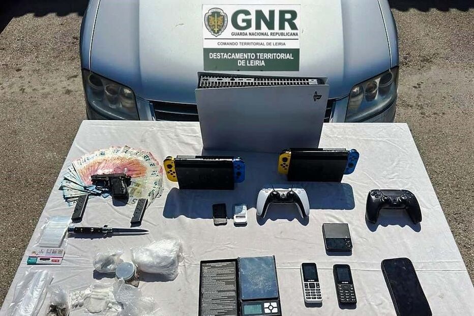 GNR detém 10 pessoas e desmantela rede de tráfico de droga em Leiria