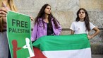Quase cem pessoas em manifestação pela libertação da Palestina no Porto