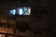 Varanda explode no Monte da Tapada em Agualva