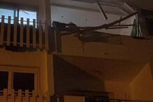 Varanda explode no Monte da Tapada em Agualva