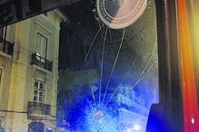 Viatura ficou inoperacional após o ataque