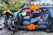 Quatro feridos em colisão entre dois carros em Soure