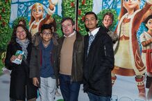 Zita e Luís Aleluia com os filhos: José, de 20 anos, e João, de 17