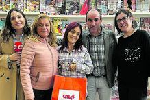 Sara Carneiro, Tânia Laranjo e José Luís Oliveira no Café Snooker