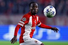 Nigeriano Yusuf marcou o primeiro golo do encontro frente ao FC Porto na Liga dos Campeões