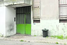 Prédio onde a família vivia 