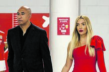 Luisão e Brenda Mattar