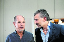 Armando Pereira ao lado  de Alexandre Fonseca 