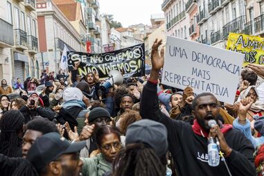 Manifestação do movimento Vida Justa (Foto de arquvio)