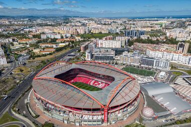 Vista aérea do Estádio da Luz