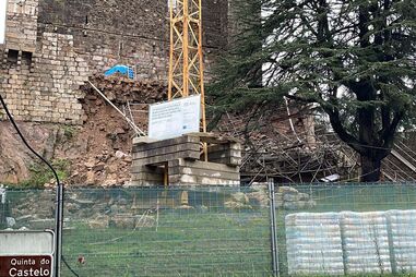 Derrocada no Castelo de Santa Maria da Feira
