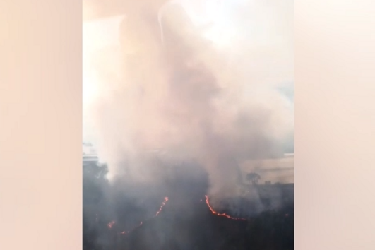 Incêndio deflagra na Trofa