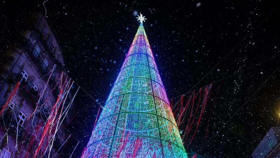 Árvore de Natal de Vigo em 2022