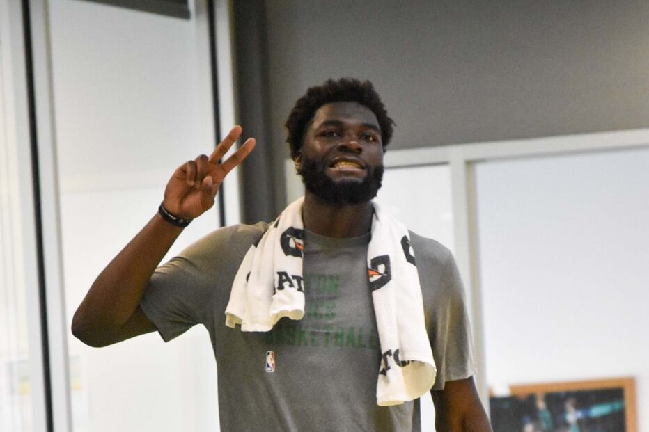 Neemias Queta, único basquetebolista português na NBA, nos Boston Celtics