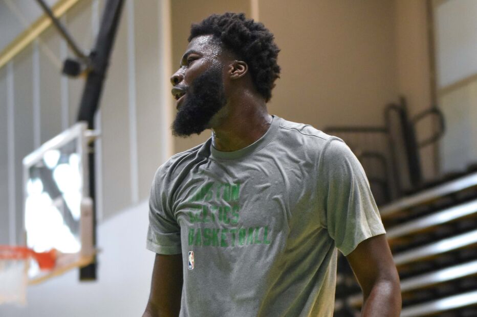 Neemias Queta, único basquetebolista português na NBA, nos Boston Celtics