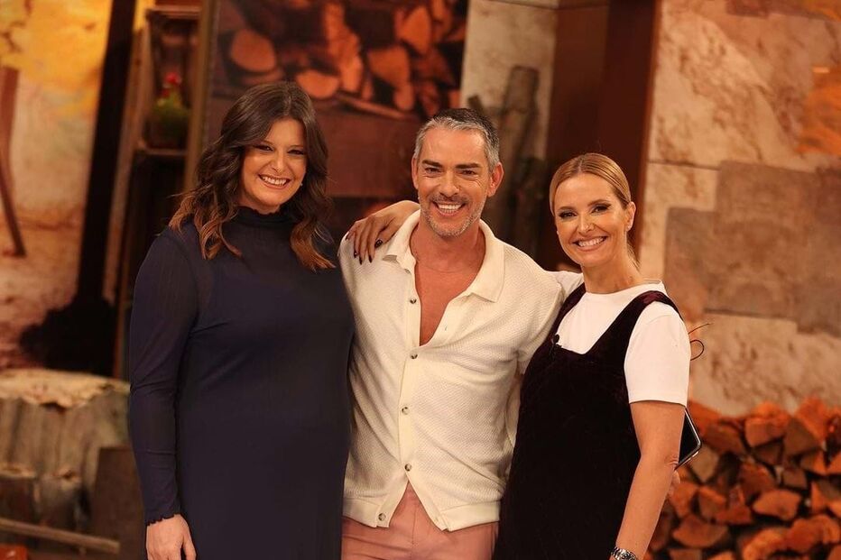 Cristina Ferreira, Cláudio Ramos e Maria Botelho Moniz
