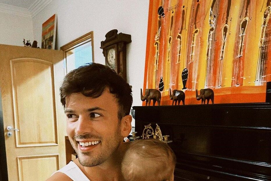 David Carreira e o filho Lucas