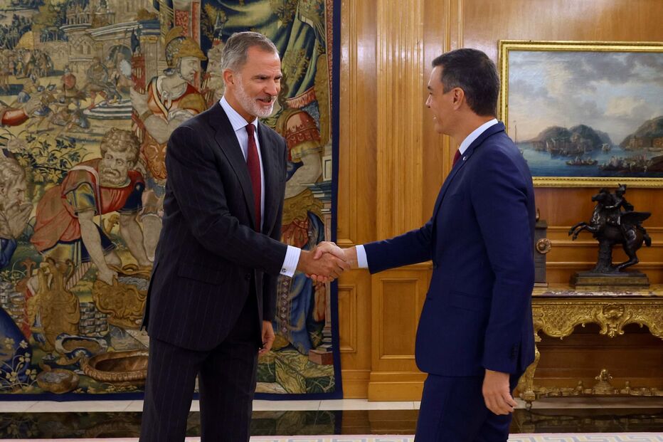 Felipe VI e Pedro Sánchez