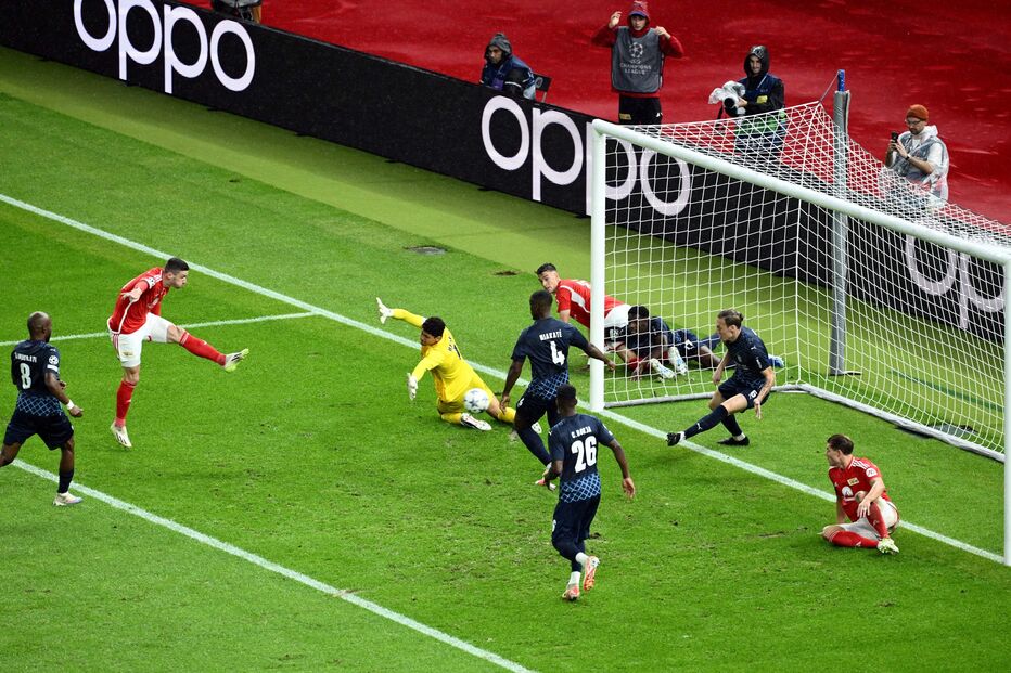 Golo anulado a Gosens, jogador do Union Berlim, contra o Sp. Braga