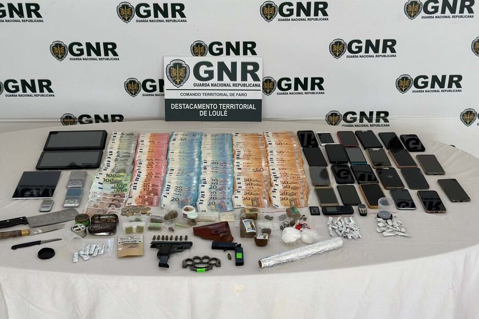 GNR apreendeu várias doses de droga