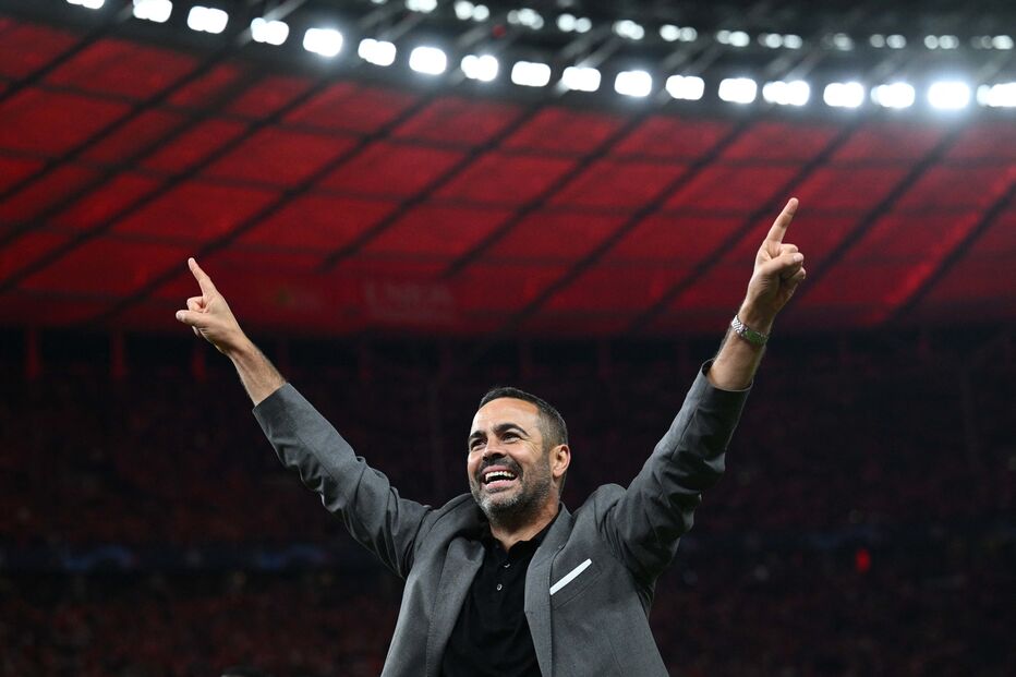 Artur Jorge, treinador do Sp. Braga, comemora vitória frente ao Union Berlim na Champions	