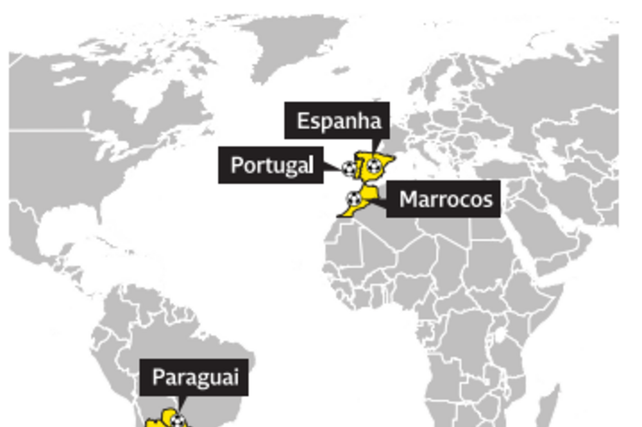 Mundial 2030 começa na América do Sul mas será organizado por Portugal, Espanha e Marrocos