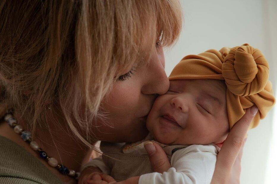 Inês Gutierrez com a filha, Maria Luísa