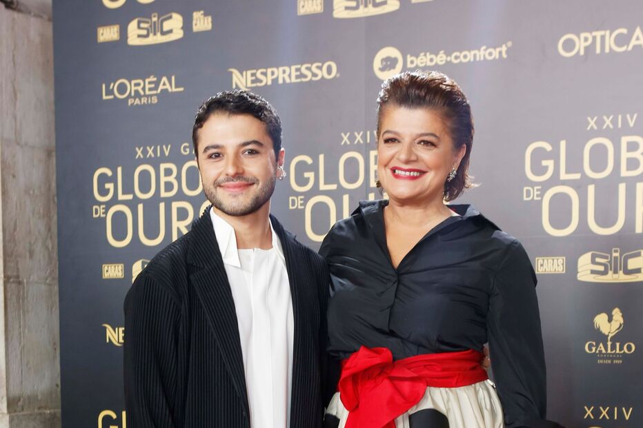 Júlia Pinheiro e o filho, Rui Maria Pêgo