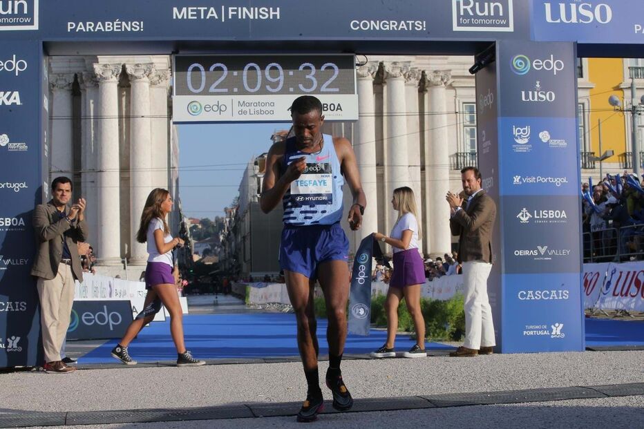 Tesfaye, maratona