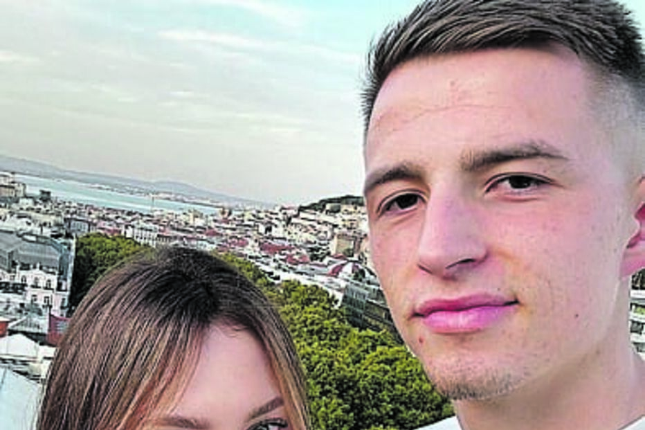 Maryna Halahan e Anatoliy Trubin