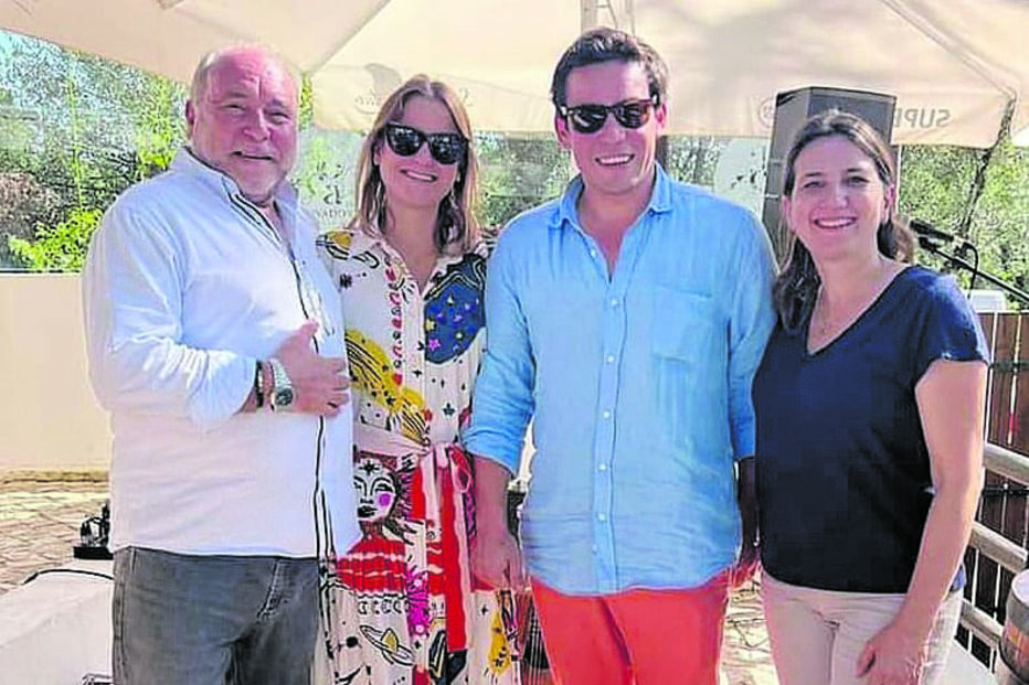 Os recém-casados com Fernando Pereira e a mulher, Susana