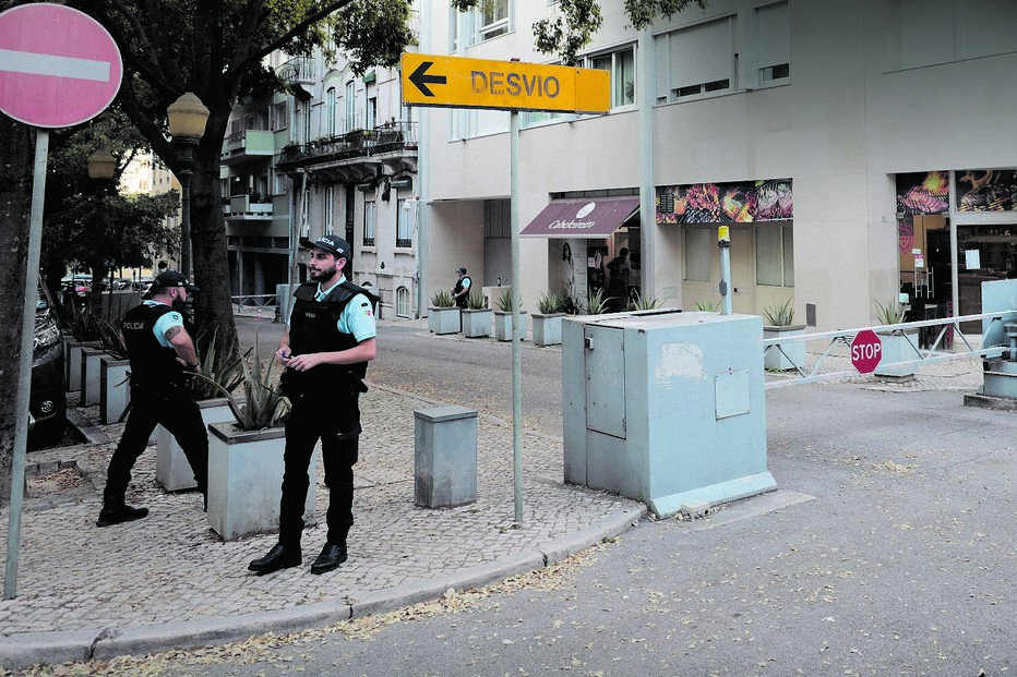 Segurança junto à Embaixada de Israel 