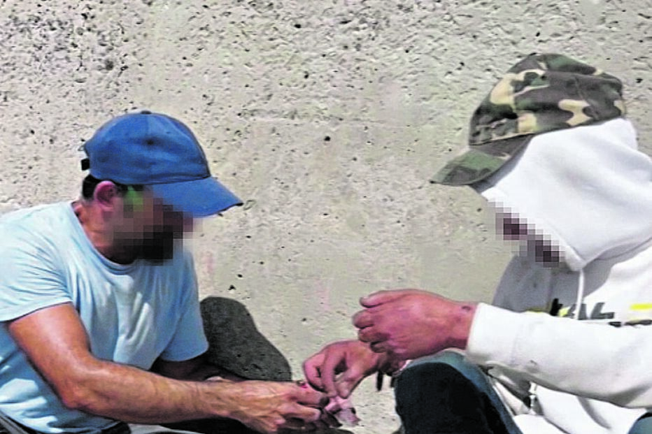 Droga consumida nas ruas