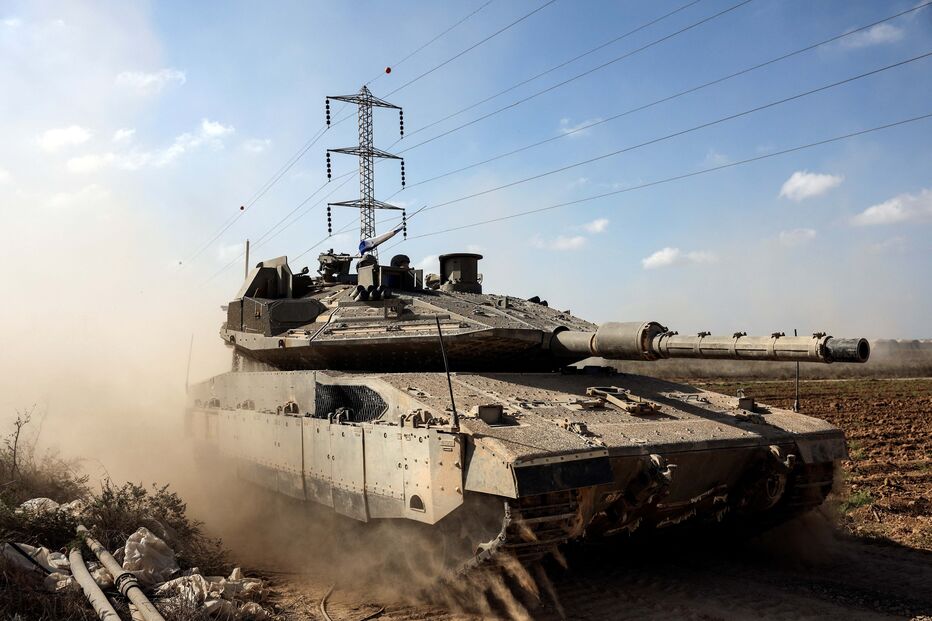 Gaza, Guerra em Israel, Tanque